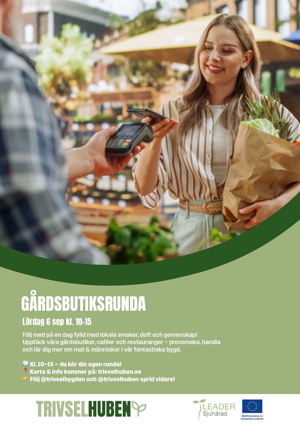 Gårdsbutiksrunda i Trivselbygden