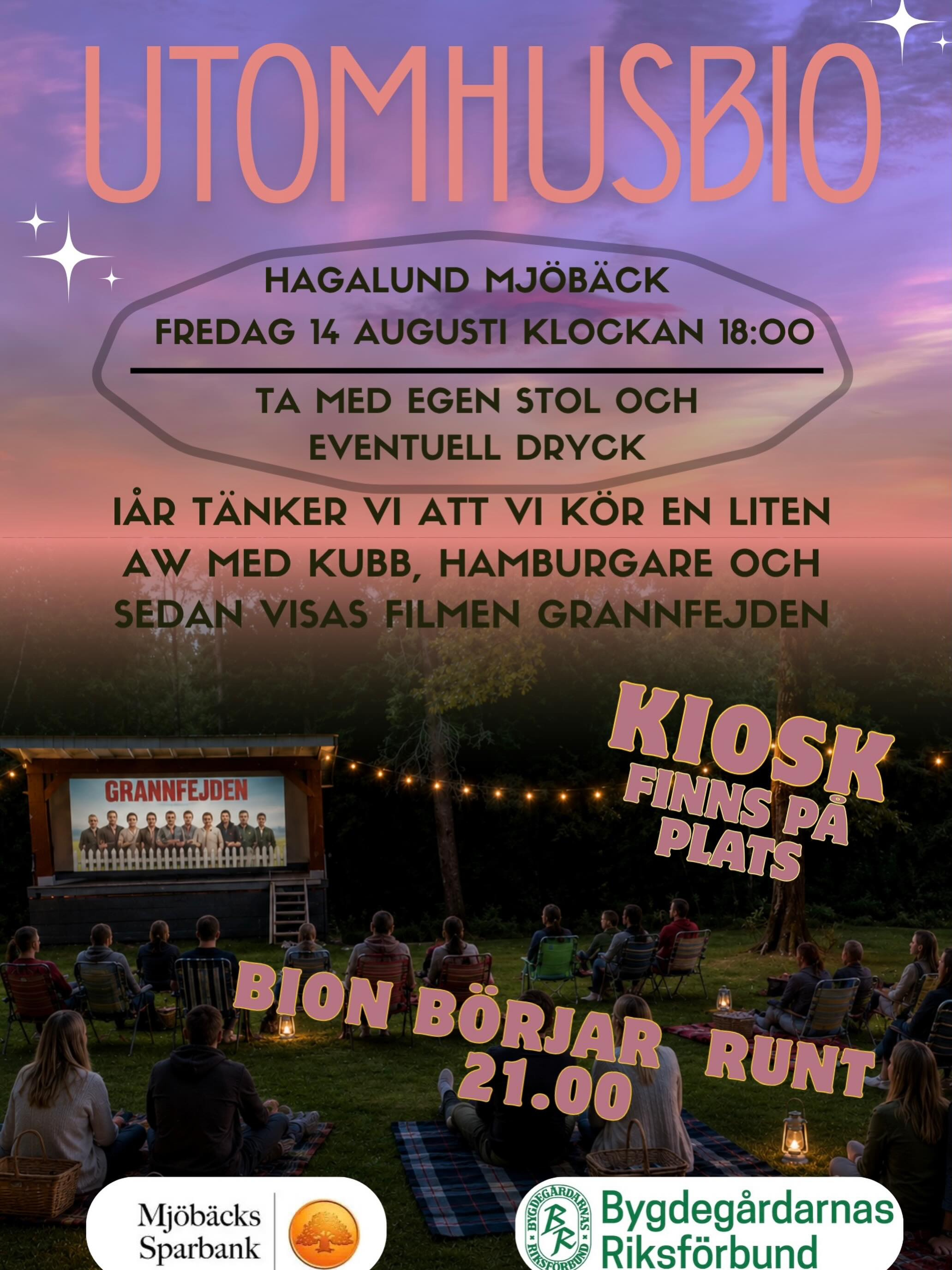 Utomhusbio i Mjöbäck