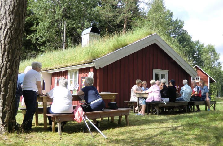Kaffeservering med hembakat på Olofsbygget